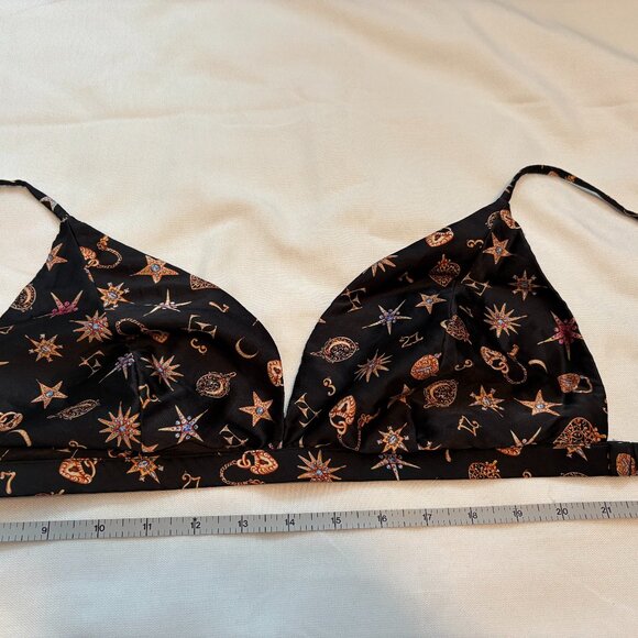 Fleur Du Mal Luxe Triangle Bra XL -final price - Picture 2 of 9